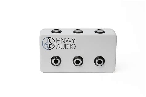 trs junction box|Runway Audio TRS Junction Box White .